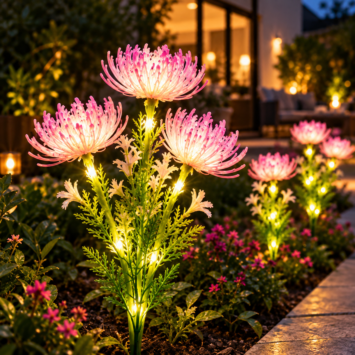 Solar Flower Garden Lights