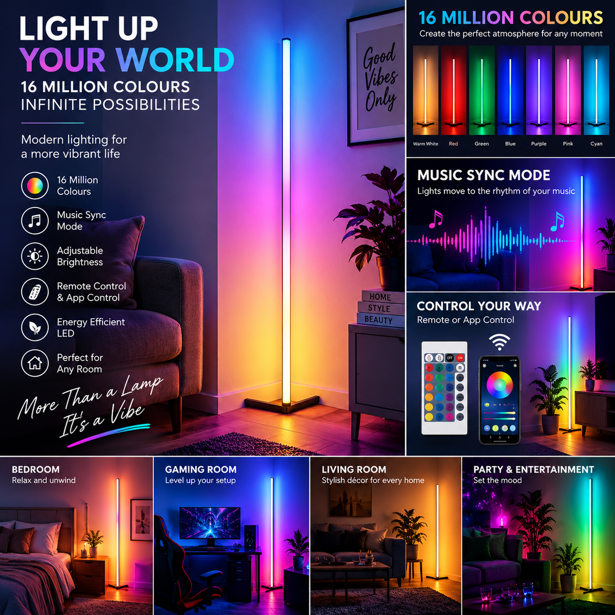 RGB Smart Floor Lamp