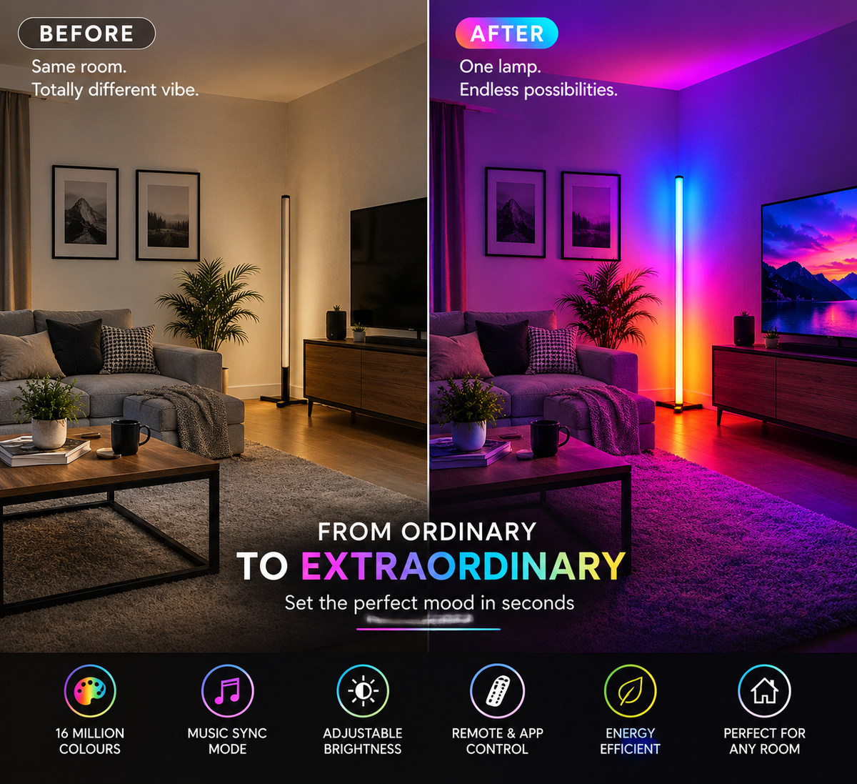 RGB Smart Floor Lamp