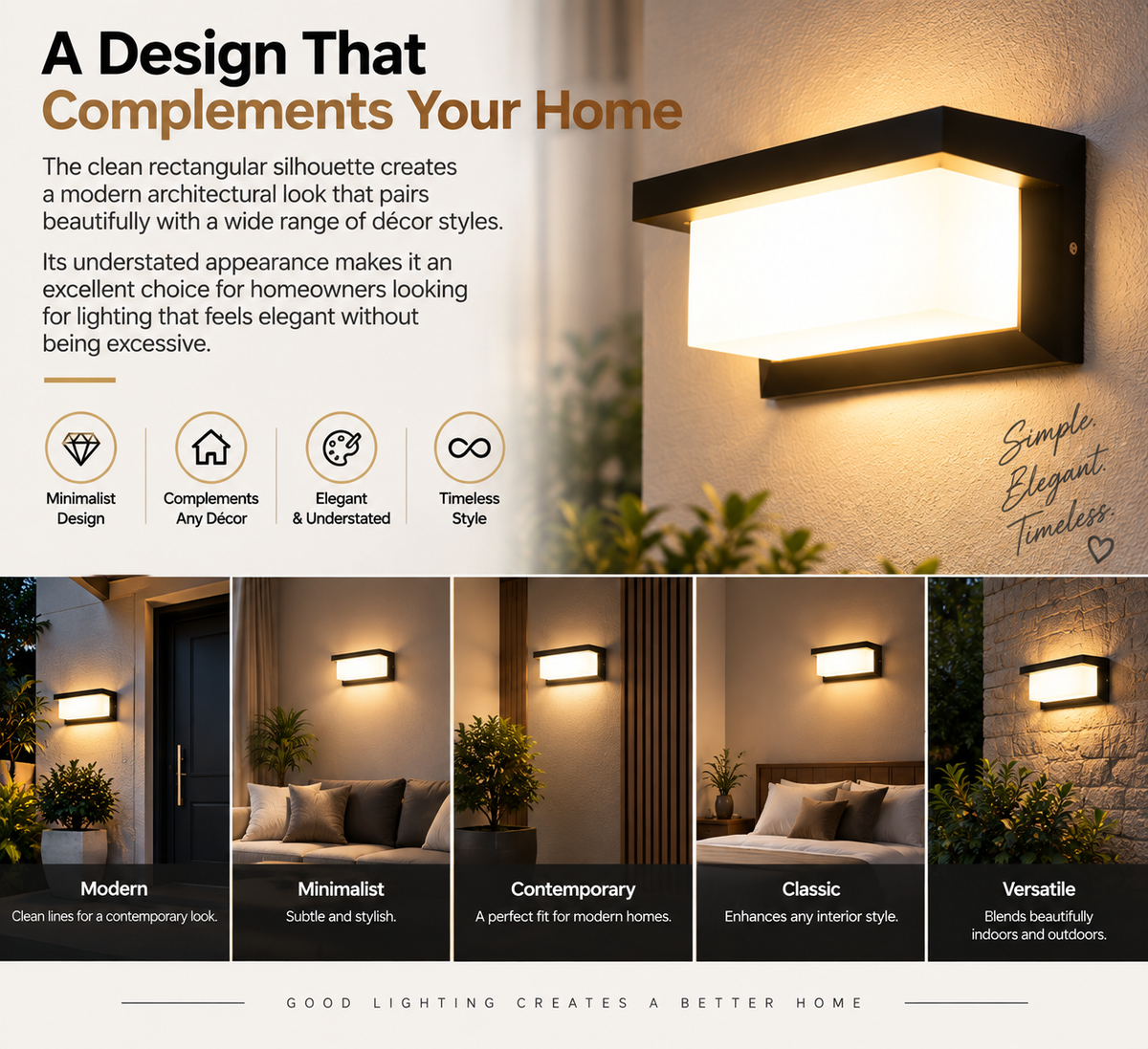 Modern LED Wall Light