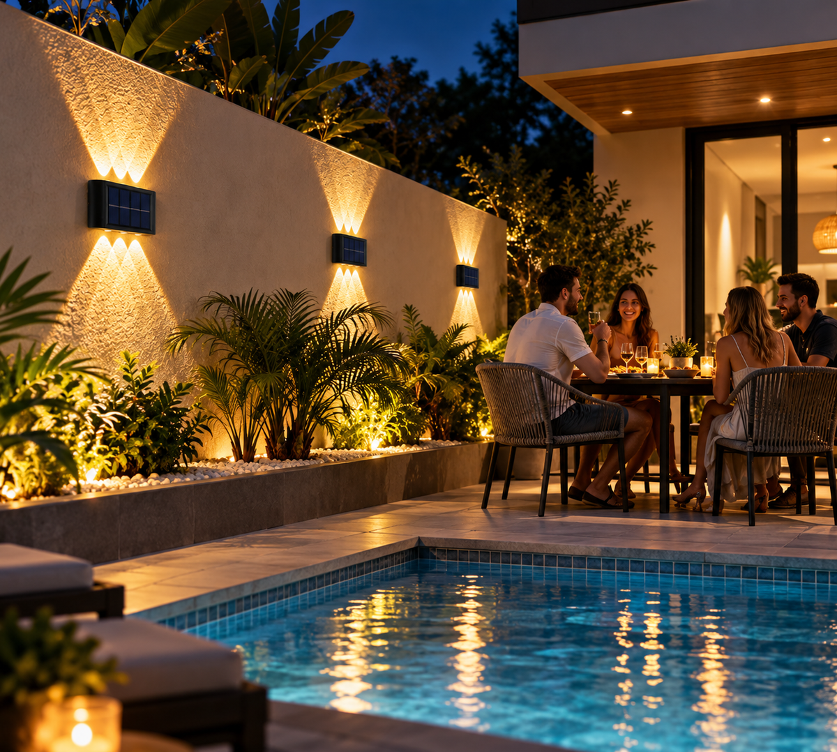 SolarGlow™ Outdoor Wall Light