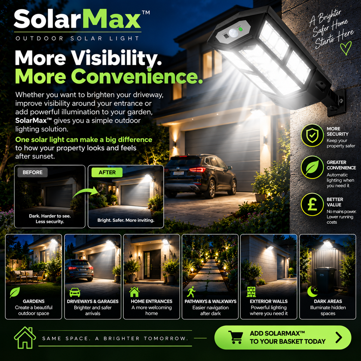 SolarMax™ 15000LM Solar Security Light