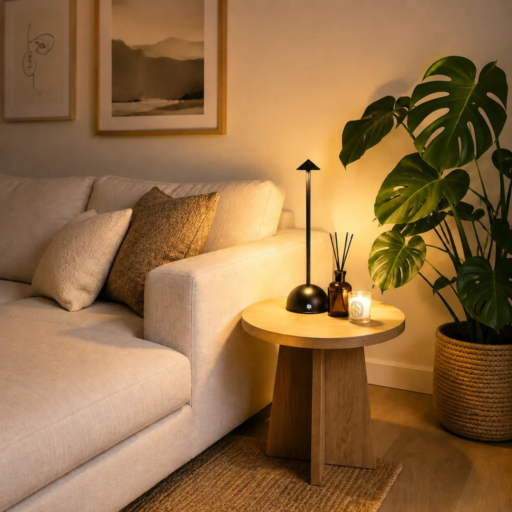 Portable Rechargeable Table Lamp LED, Wireless Touch Control , Dimmable Bedside , USB Charging Ambient Lamp for Home Cafe Bar