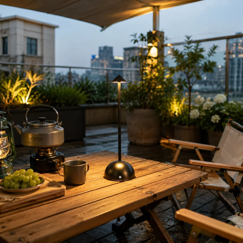 Portable Rechargeable Table Lamp LED, Wireless Touch Control , Dimmable Bedside , USB Charging Ambient Lamp for Home Cafe Bar