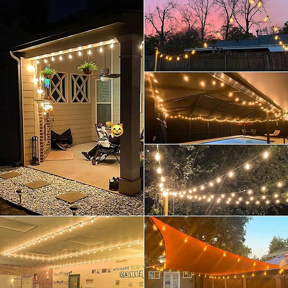 1PC Solar Bulbs String Lights,Outdoor Waterproof Garden Lamps,Garden,Terrace,Balcony,Camping,Party Retro Decoration  Fairy Lamps