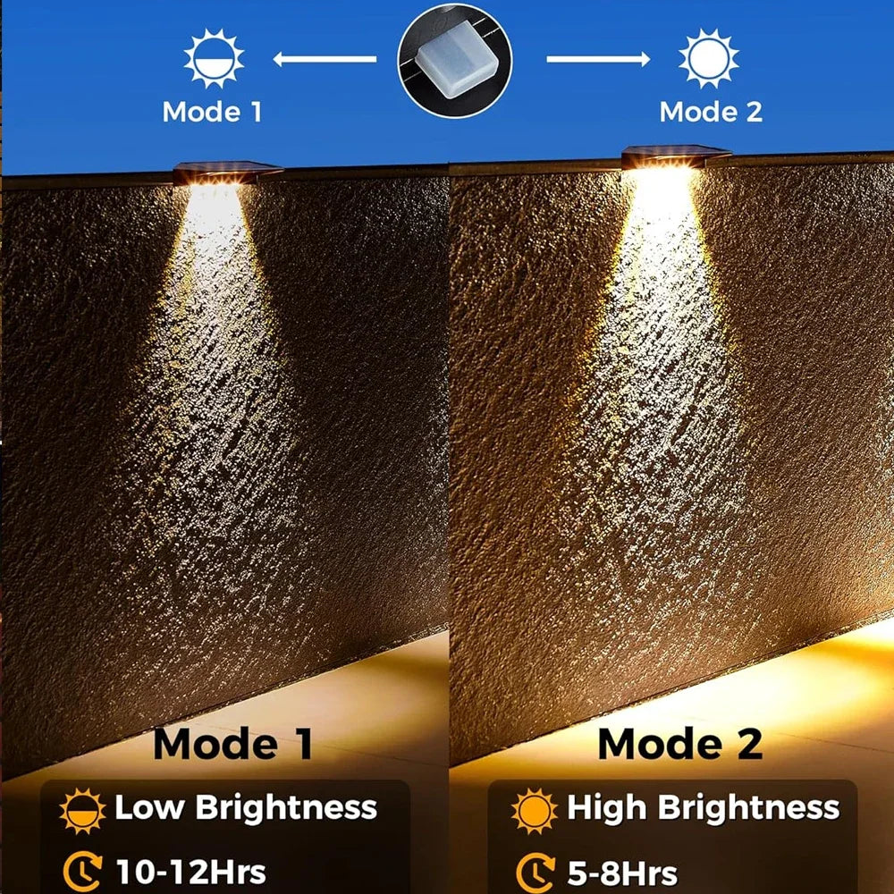 1-4pcs Solar Wall Light Outdoor Waterproof Solar Light Lighting Home Garden Courtyard Decoration Outdoor Sunlight Light