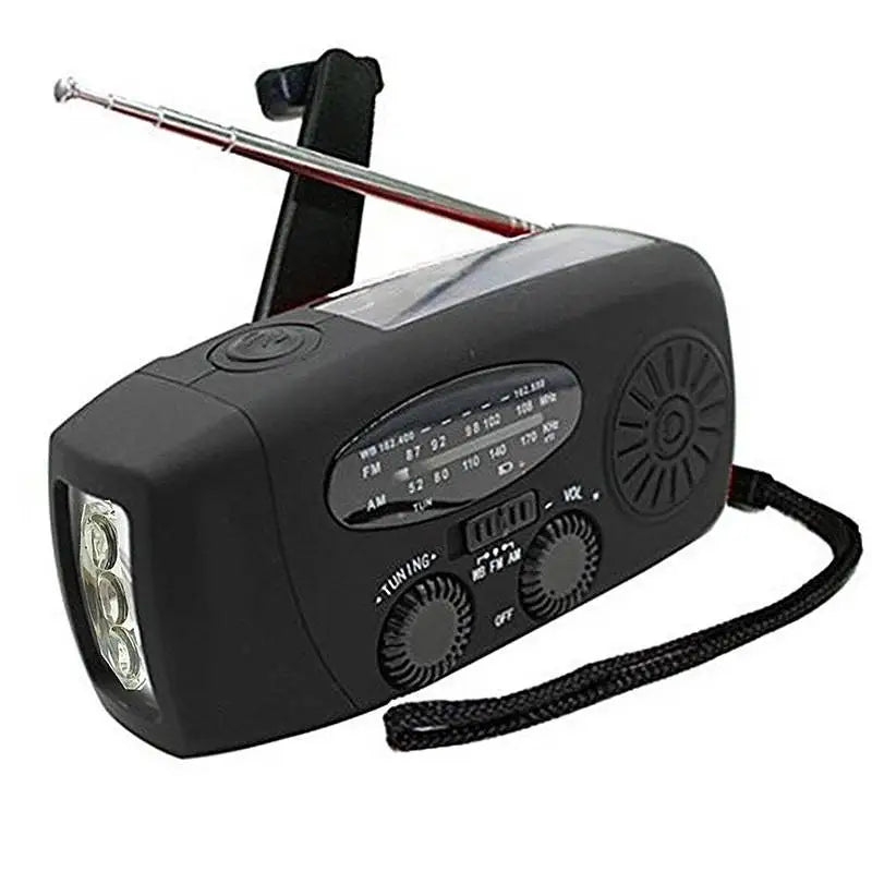 Emergency Solar Crank Radio