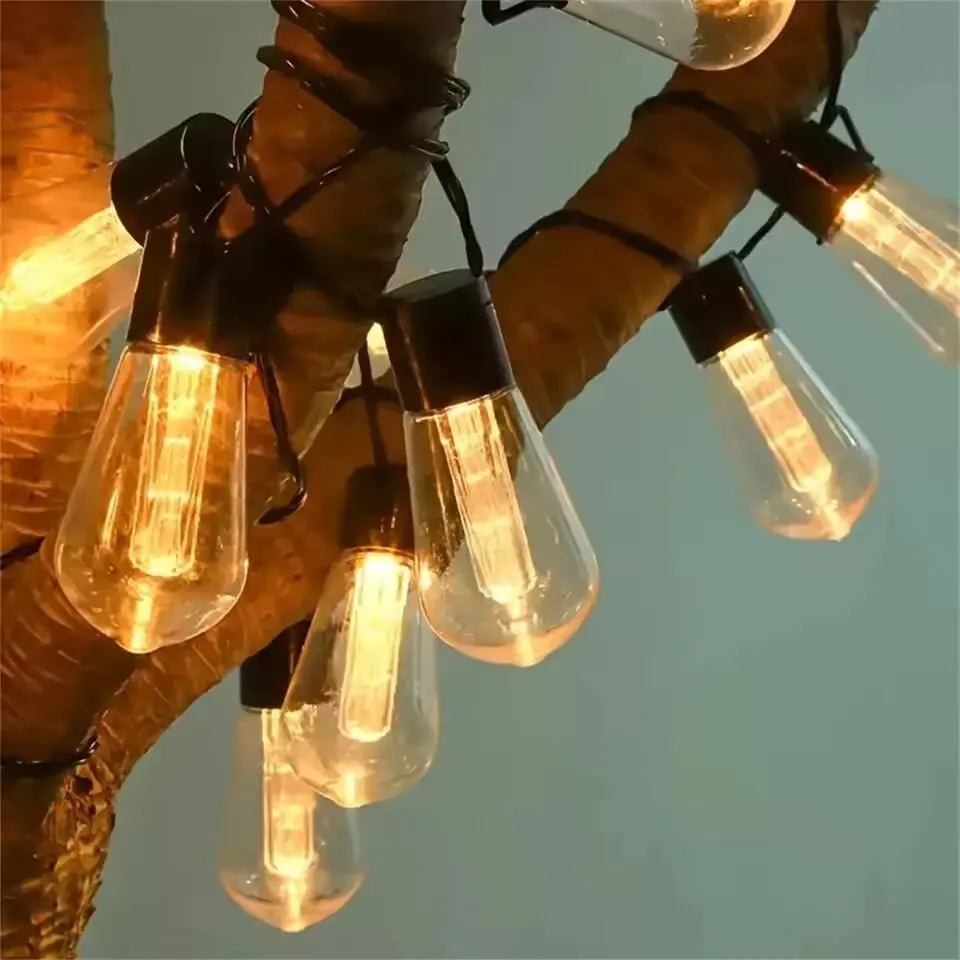 1PC Solar Bulbs String Lights,Outdoor Waterproof Garden Lamps,Garden,Terrace,Balcony,Camping,Party Retro Decoration  Fairy Lamps