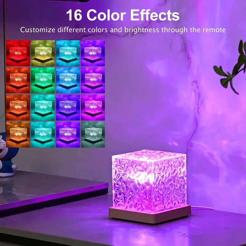 RGB Water Ripple Mood Lamp