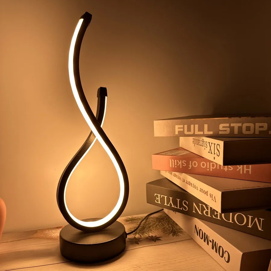 Creative LED Table Lamp Abajur Para Quarto Lampada Tavolo Led Minimalist Bedroom Decor Light Lampara Estilo Industrial  lamps