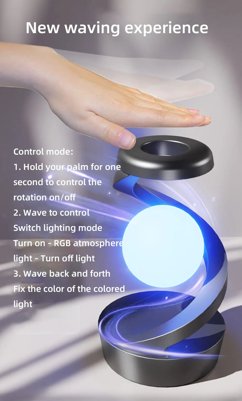 RGB Touch Atmosphere Lamp Wireless Charging Night Light Creative Table Lamp for Bar Hotel Gaming Room Bedroom Decorative Lamp