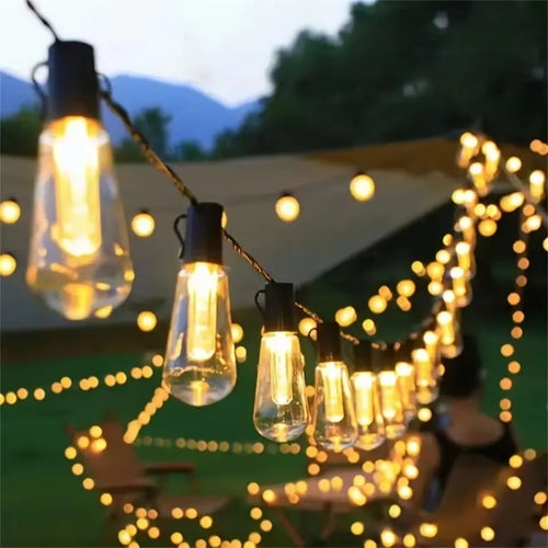 1PC Solar Bulbs String Lights,Outdoor Waterproof Garden Lamps,Garden,Terrace,Balcony,Camping,Party Retro Decoration  Fairy Lamps