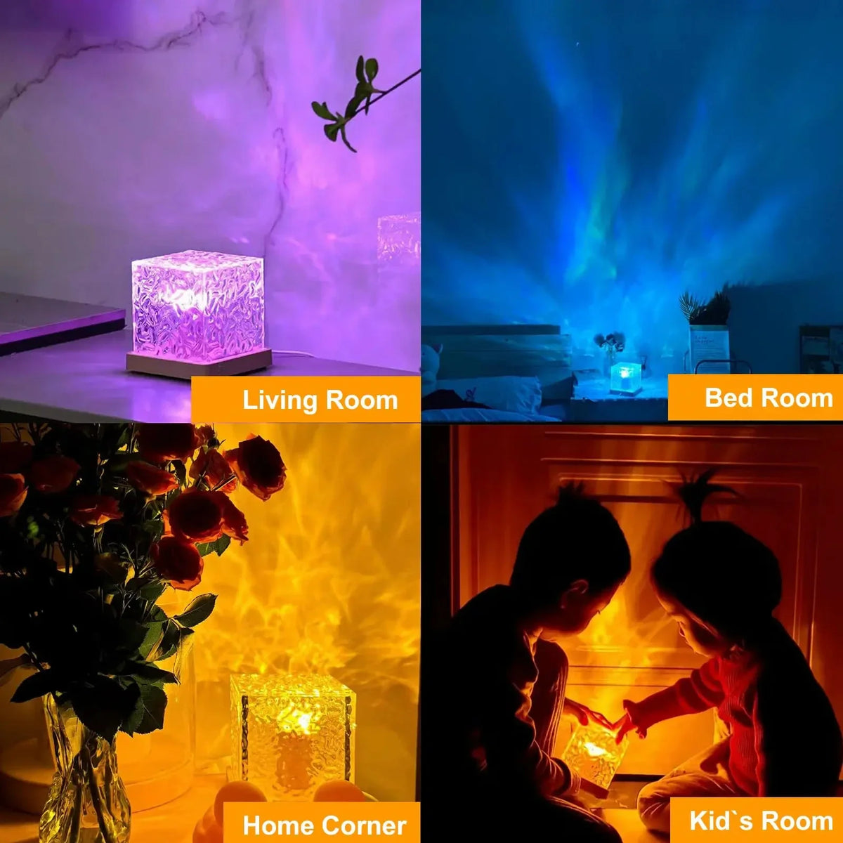 RGB Water Ripple Mood Lamp