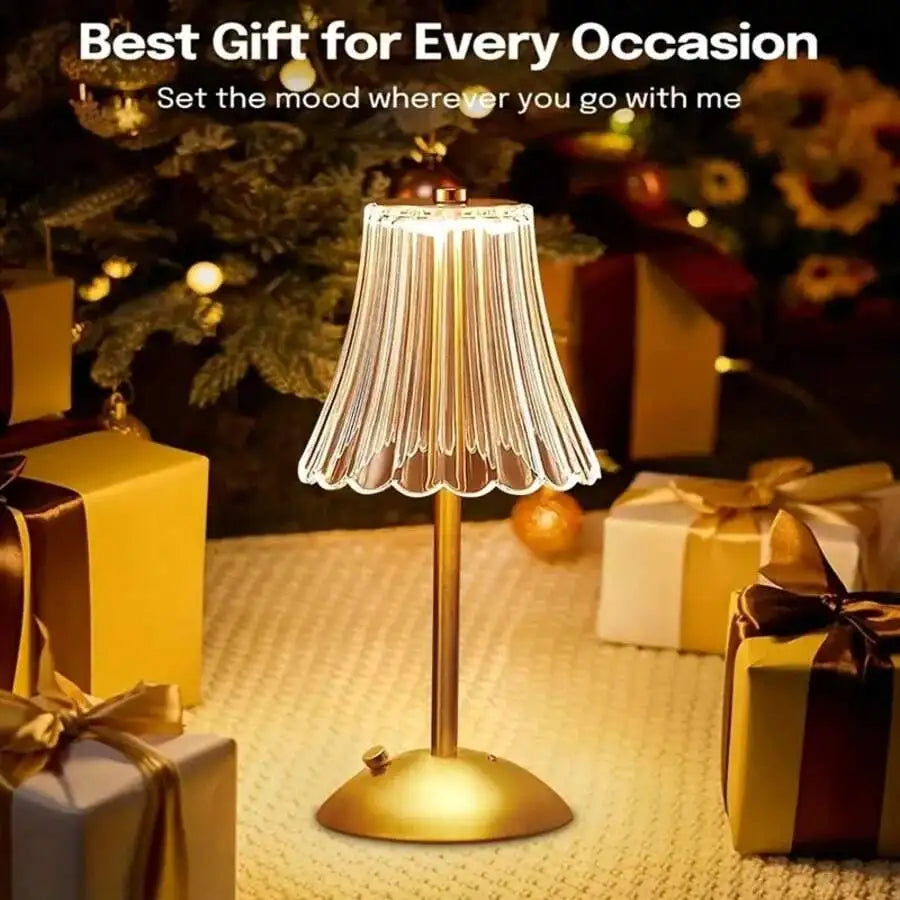 Cordless Table Lamps For Home,Table,Dining Room, Gold Rechargeable Lamps, USB Charge 12'' Tall LED Brass Portable Outdoor Indoor
