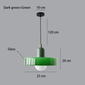 Nordic Glass Bauhaus Dining Room Chandelier Living Room Bedroom Bar Retro Coffee Shop Decoration Chandelier Lighting Fixtures