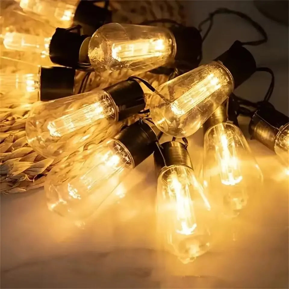 1PC Solar Bulbs String Lights,Outdoor Waterproof Garden Lamps,Garden,Terrace,Balcony,Camping,Party Retro Decoration  Fairy Lamps