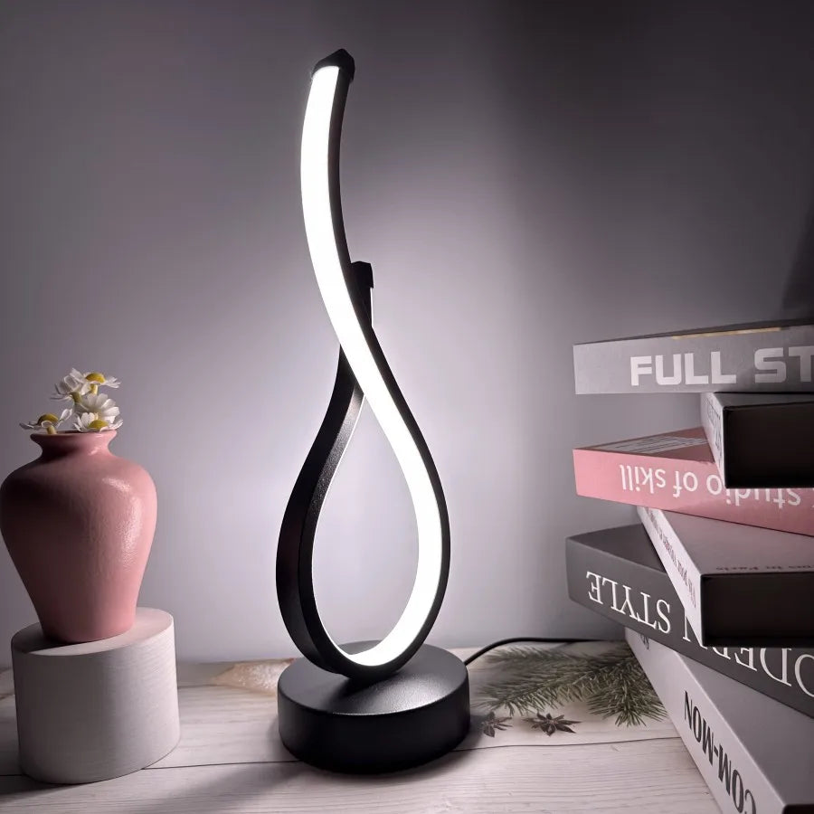 Creative LED Table Lamp Abajur Para Quarto Lampada Tavolo Led Minimalist Bedroom Decor Light Lampara Estilo Industrial  lamps